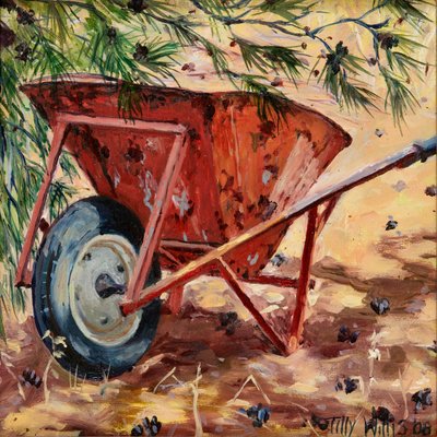 Rusty Wheelbarrow, 2009 by Tilly Willis